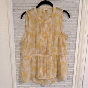 EUC Nordstrom Frenchi Sleeveless Semi sheer top